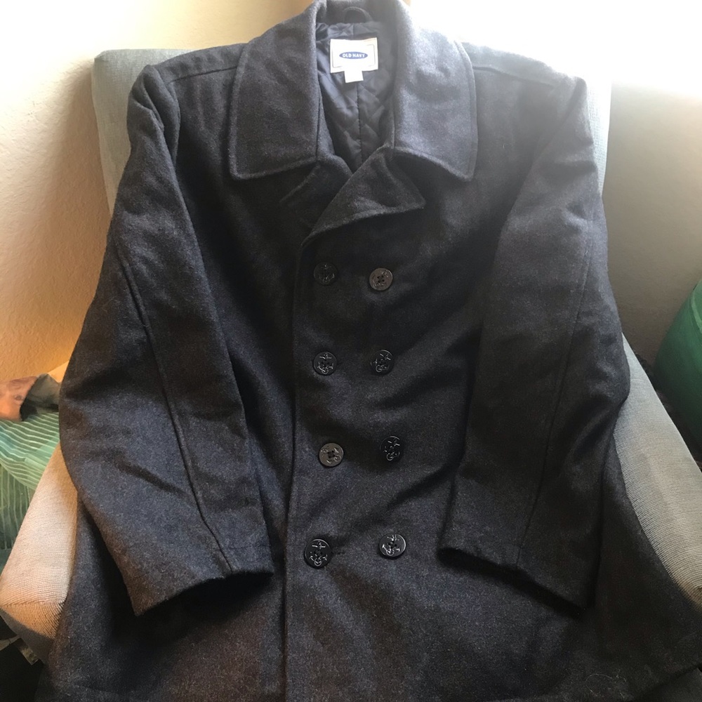 Men’s Old Navy peacoat.
